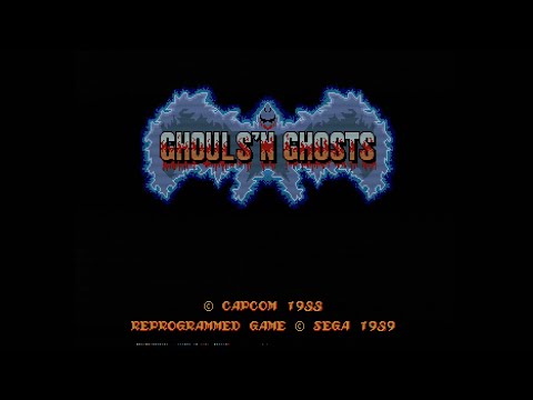 Daimakaimura (Ghouls'n Ghosts ) - Real Sega Mega Drive (Genesis) Gameplay