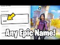 How To Get Any *OG* Epic Name In Fortnite Chapter 5! (EASY)