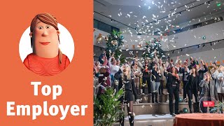 Ethias a remporté le titre de Top Employers pour la troisième année consécutive !