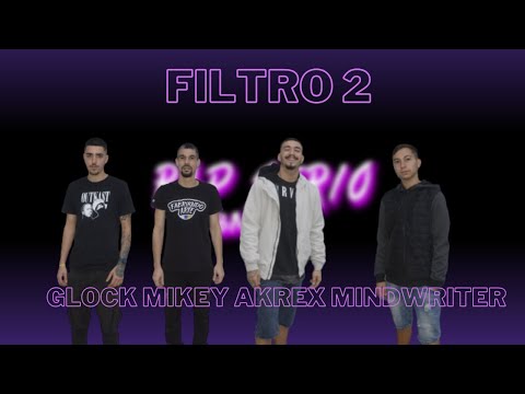 GLOCK vs MIKEY vs AKREX vs MINDWRITER | RAP SERIO BATTLE (FILTRO 2)