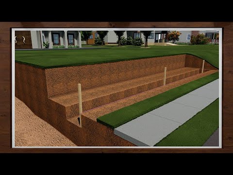 Build a Retaining Wall Base Trench