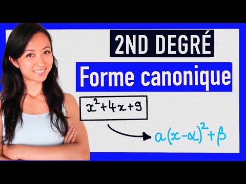 2nd degree: Canonical form of a polynomial - 1st (★★)
