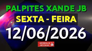 PALPITE DIA 12/06/2026 | JOGO DO BICHO TODAS AS LOTERIAS 
