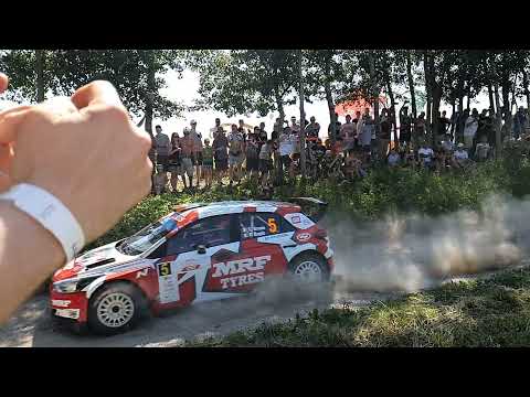 Craig Breen - Orlen Rally Poland 2021 big jump, Hyundai i20 Rally2,