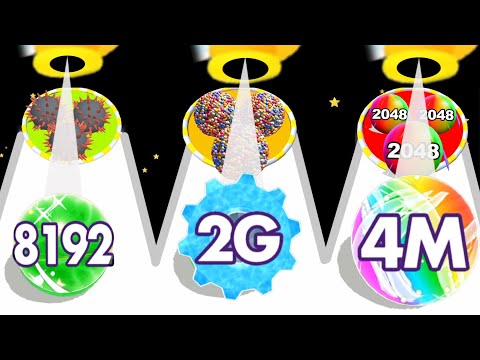 Bounce Merge | bounce and collect in bounce Merge 2048 - Blob Merge 2048...1t part 4 #Bouncemerge