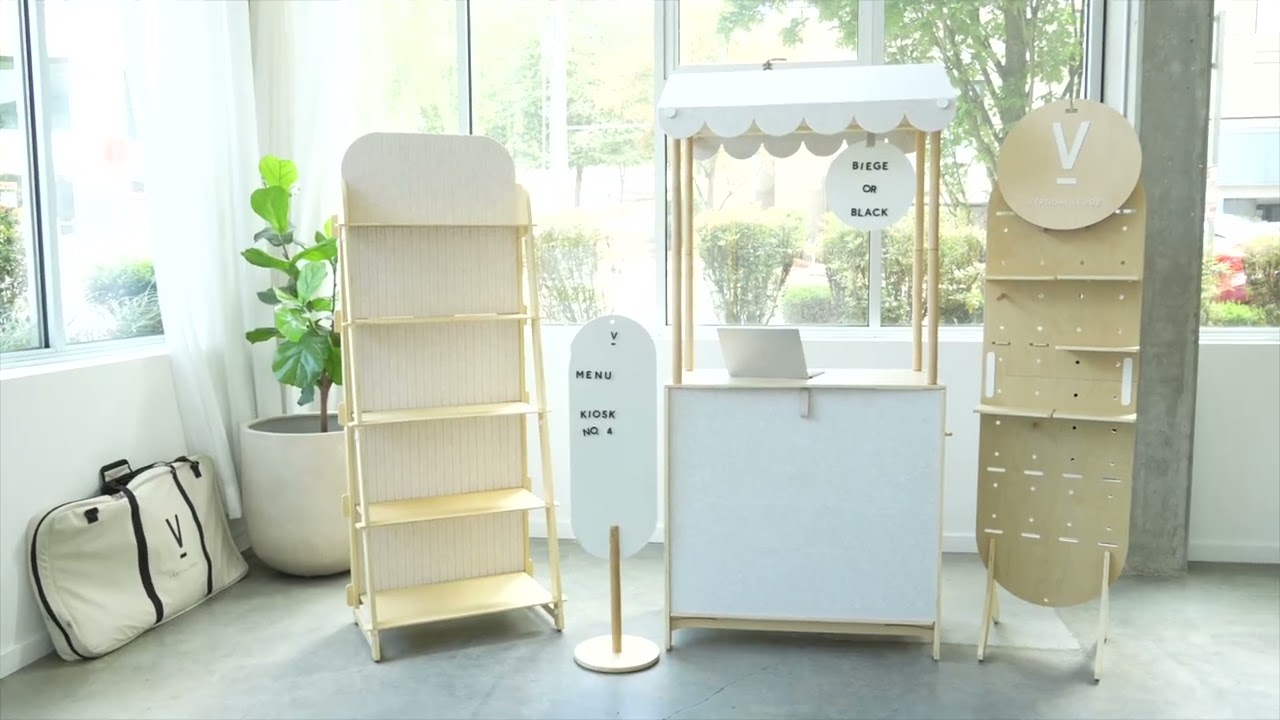 Modular Kiosk from Vertical Ledge