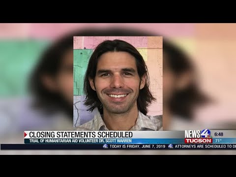 Closing statements scheduled for trial of Scott Warren