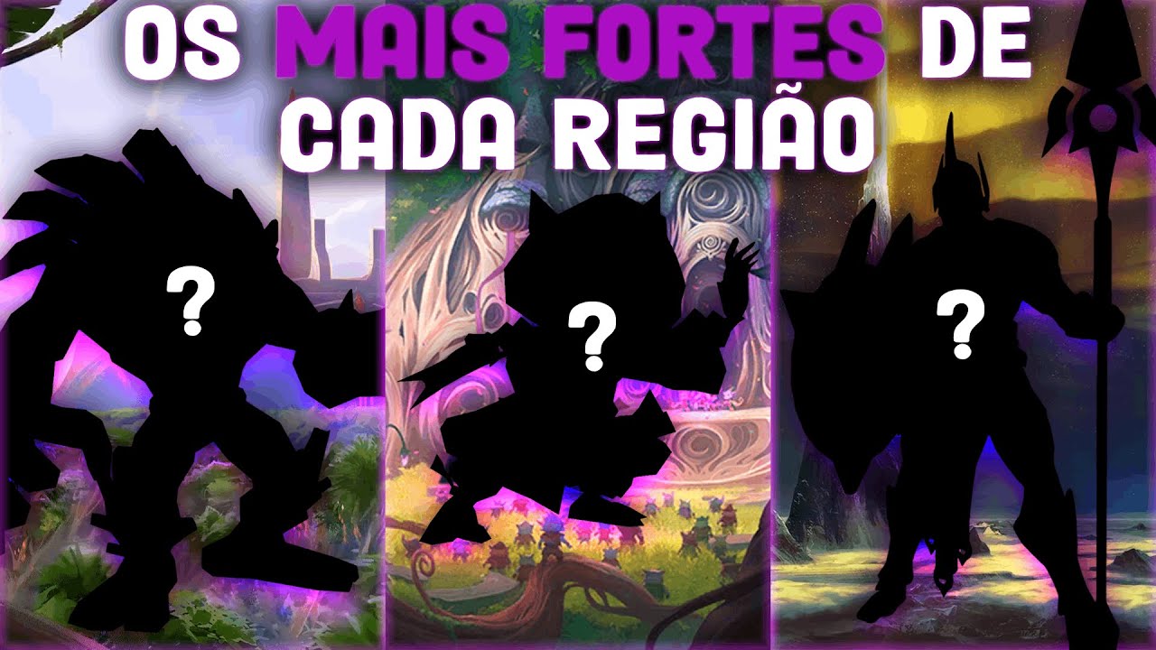 OS 3 CAMPEÕES MAIS FORTES DE CADA REGIÃO DO LEAGUE OF LEGENDS #3