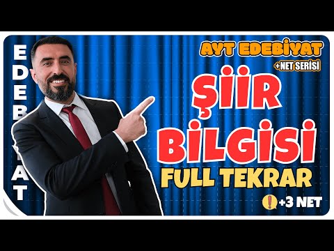 ŞİİR BİLGİSİ FULL TEKRAR PDF / +3 NET / AYT EDEBİYAT 2025