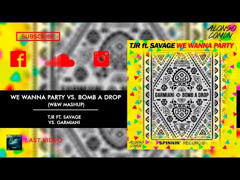 TJR vs. Garmiani - We Wanna Party vs. Bomb A Drop (W&W Mashup)