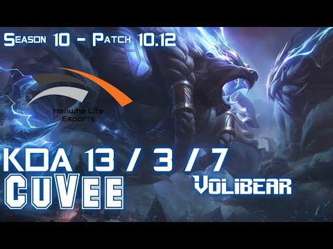 HLE CuVee VOLIBEAR vs CAMILLE Top - Patch 10.12 KR Ranked