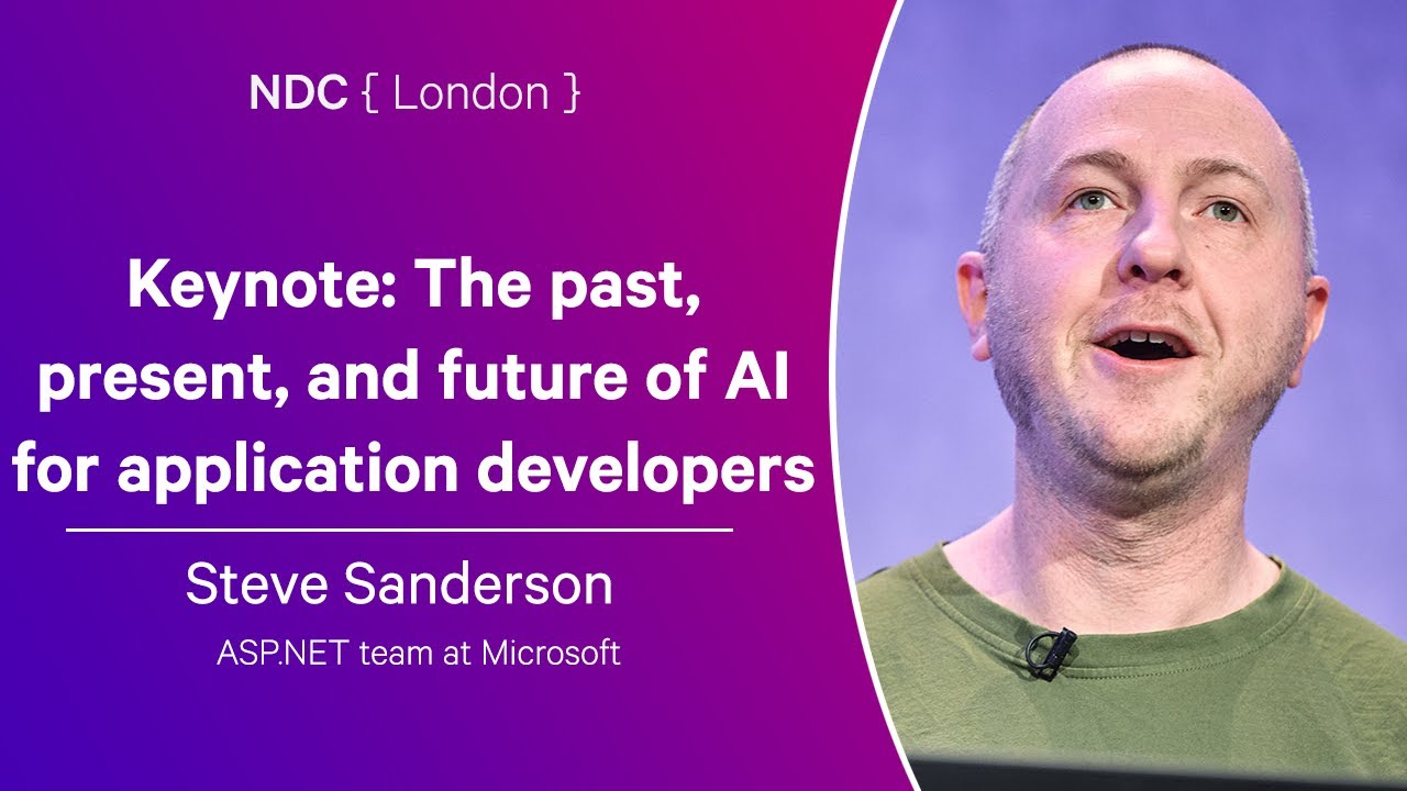Keynote: The past, present, and future of AI for application developers - Steve Sanderson