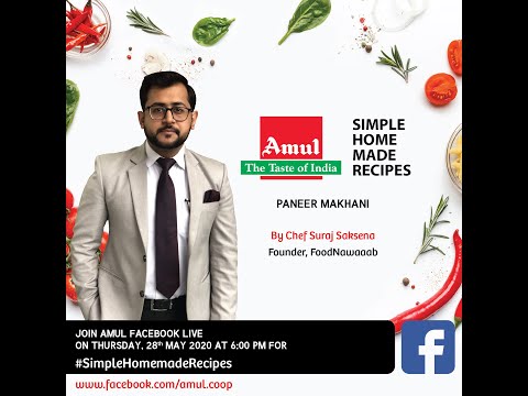 Chef Suraj Saksena, Episode 307: #SimpleHomemadeRecipes Facebook Live