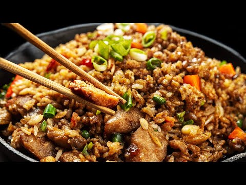 This chicken with fried rice will blow you away! No one knows this recipe!