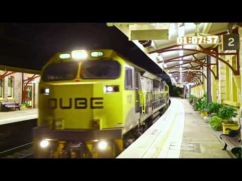 QUBE Freight Train passing Mount Victoria