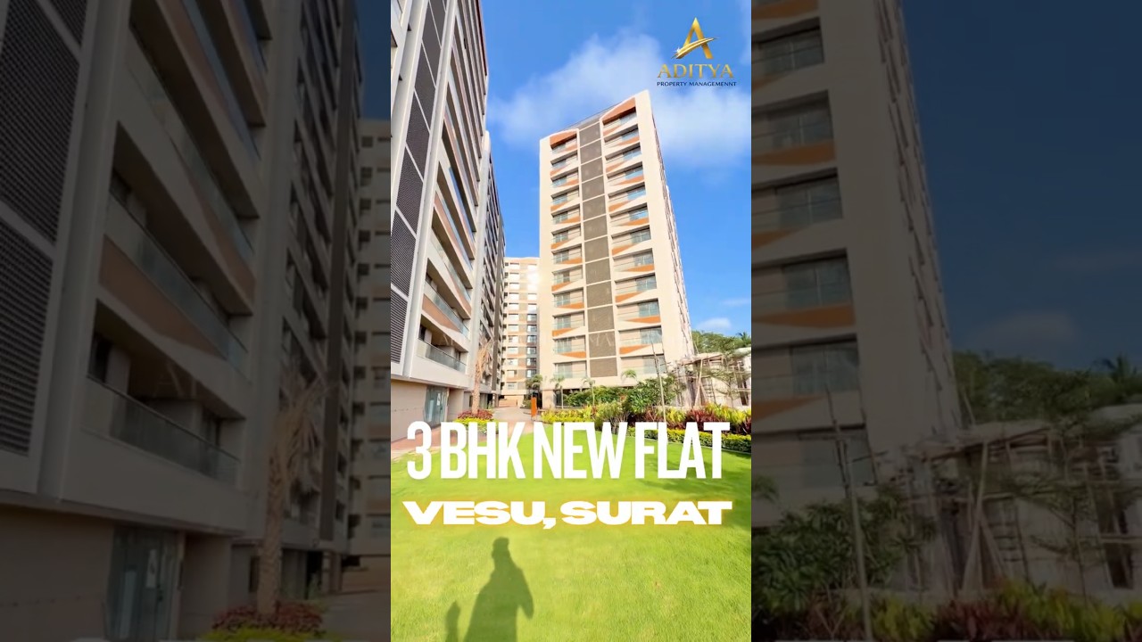 3 BHK Spacious Flat For Rent - In Vesu, Surat. in Vesu, Surat — photo 1 of 17