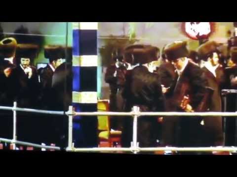 Belz Wedding 2014 - Belz Rebbe arriving to the Chupah, Part 1