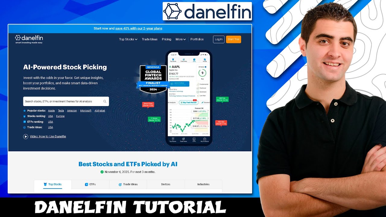 Danelfin Ai Stock Picker Tutorial - How To Use It? | Danelfin Demo (Overview)