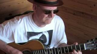 Video thumbnail for Lightnin' Hopkins Blues in E  -  "Three Times Lightnin'" - TAB available by daddystovepipe