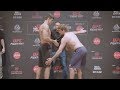 UFC Singapore: Weigh-in Faceoffs