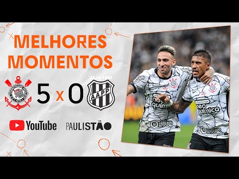 NOITE DE GALA | CORINTHIANS 5 X 0 PONTE PRETA | MELHORES MOMENTOS | 11ª RODADA | PAULISTÃO 2022