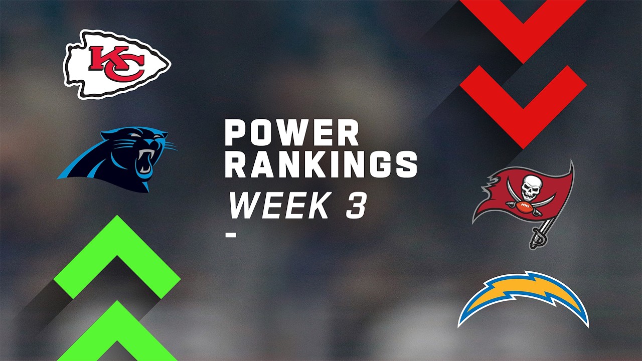 NFL Power Rankings Week 3: Chargers Drop to 29, Chiefs Climb 6 Spots