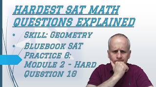 Hard #satmath Geometry : Finding a Negative Space Volume Using Bluebook 8 Harder Module 2 Q 10