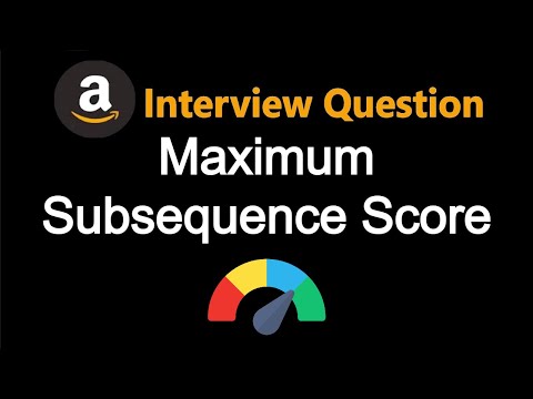 Maximum Subsequence Score Leetcode 2542 Python Solution