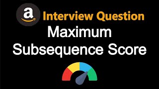 YouTube video 'Maximum Subsequence Score - Leetcode 2542 - Python'