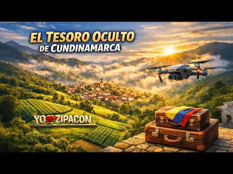 ¿Conocías Zipacón? 🇨🇴 El tesoro oculto de Cundinamarca visto desde el aire 🚁