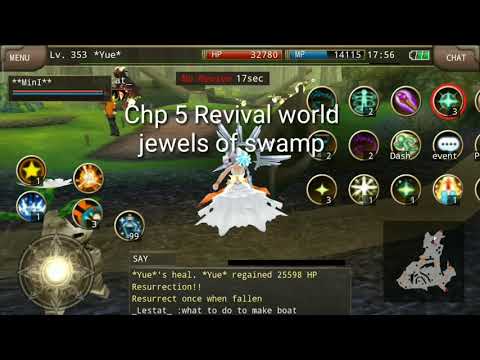 Main quest cp 5 jewel of swamp , yadelt forest , How to finish the blink on the boat , Iruna Online