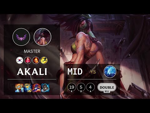 Akali Mid vs Anivia - KR Master Patch 12.5