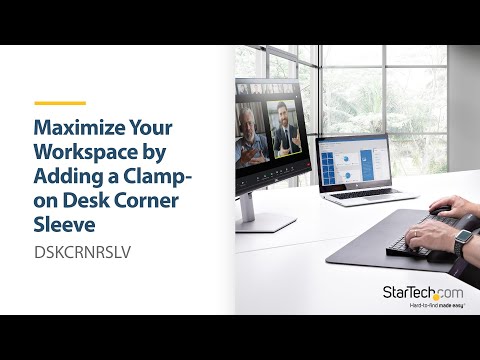 Expand your workspace with the desk corner sleeve for L-shaped