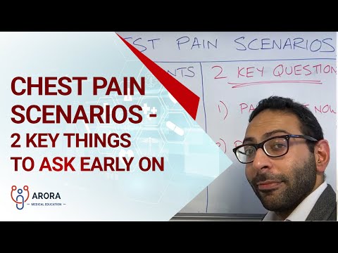 Chest Pain Scenarios - 2 key things to ask early on