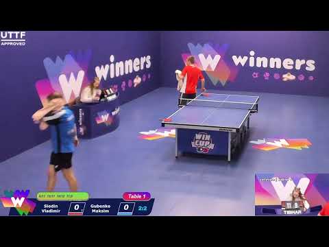 WINners CUP table 1 12.10 Siedin Vladimir -  Gubenko Maksim 21:00
