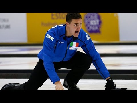 CURLING: CAN-ITA World Men's Chp 2015 - Draw 16 - HIGHLIGHTS