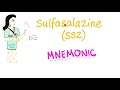 Sulfasalazine SSZ Mnemonic Chemotherapy Sulfa Drug