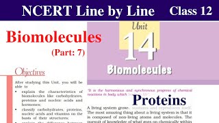Biomolecules Class 12 Chemistry | Protein structure | Denaturation | ncert chemistry class 12