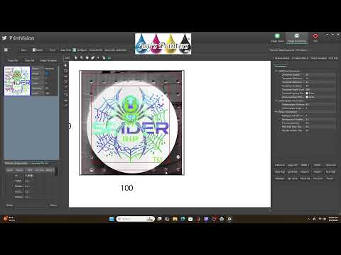 Spider RIP + J16 CCD Camera: Perfect Texture & Print Alignment Demo