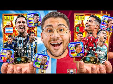 كونامي اتجننت ونزلت ميسي و كريستيانو في باك واحد !! 🤯🔥اقوي باك في تاريخ اللعبة 😍☠️ || eFootball 26