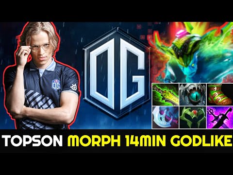 TOPSON Mid Morphling 14min Godlike - 100% Outplayed Enemies Like a Boss 7.26 Dota 2