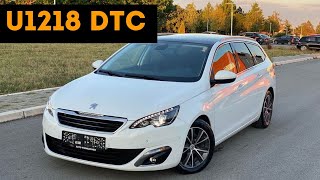 U1218 code in Peugeot or Citroen. Battery management problem