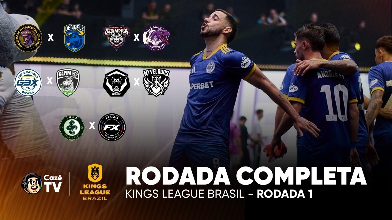 RODADA COMPLETA: LOUD X FLUXO | KINGS LEAGUE BRASIL 2026 - 2º SPLIT | 1ª RODADA