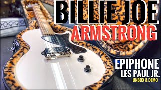 Video thumbnail for Epiphone Billie Joe Armstrong Les Paul Junior NOT Dookie by Play and Trade Guitars