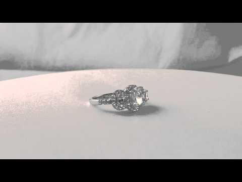 2 CTW Lab Created Simulated Oval Diamond Fashion Ring Beautiful