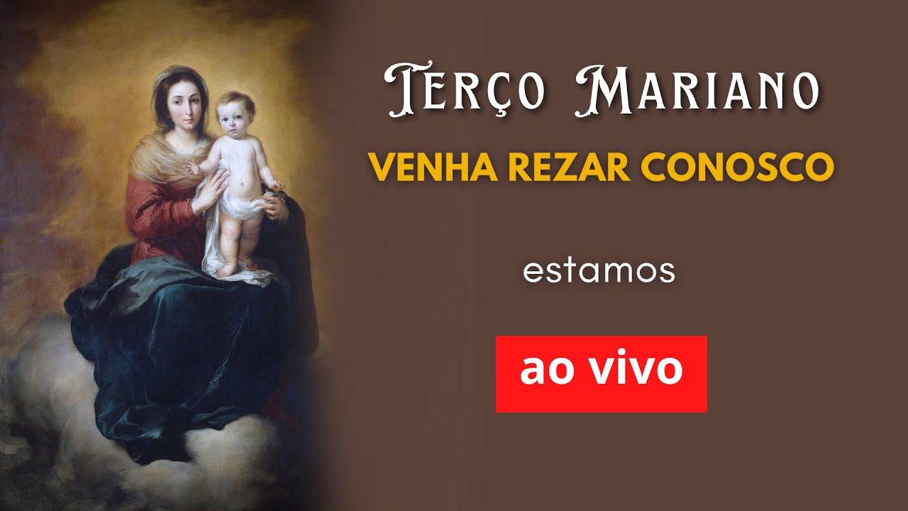 Oração | Santo terço - Mariano | Mistérios diários - DURANTE TODO DIA