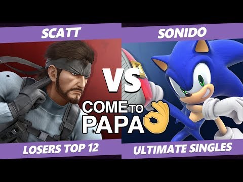 CtP3 SSBU - ScAtt (Snake) Vs. Sonido (Sonic) Smash Ultimate Tournament Losers Top 12
