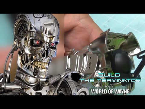 Build the Terminator - Part 13 - Assembling the Neck and Right Finger Component