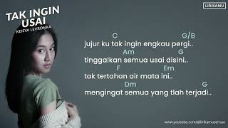 Download lagu Keisya Levronka - Tak Ingin Usai (Lirik & Chord) mp3 Download lagu Keisya Levronka - Tak Ingin Usai (Lirik & Chord) mp3