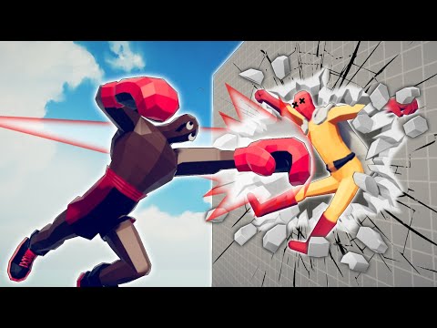 MIKE TYSON PUNCH - PINNING EVERY UNIT TO THE WALL | TABS - Totally Accurate Battle Simulator